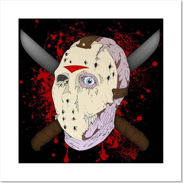 Lake Side Slasher Wall Art by schockgraphics